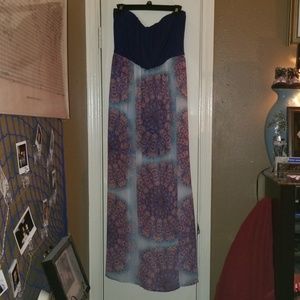 Strapless Maxi Dress